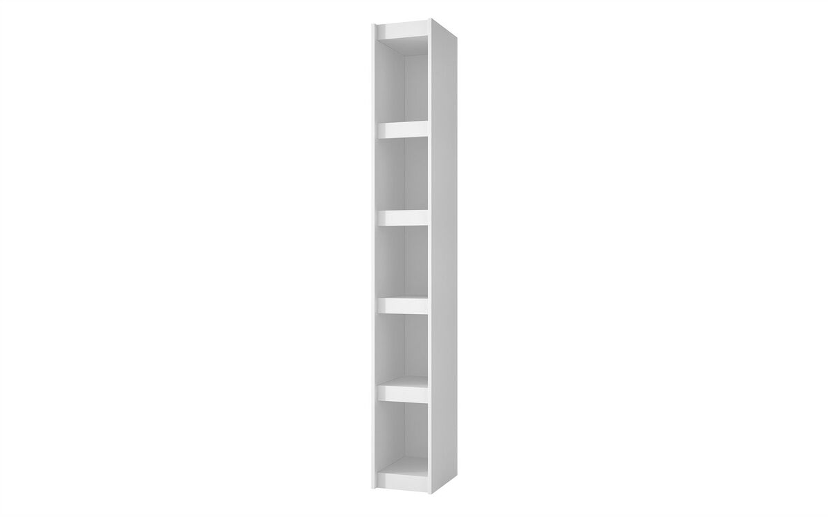 Manhattan Comfort Bookcases & Display Units - Parana Bookcase 1.0 with 5 shelves in White