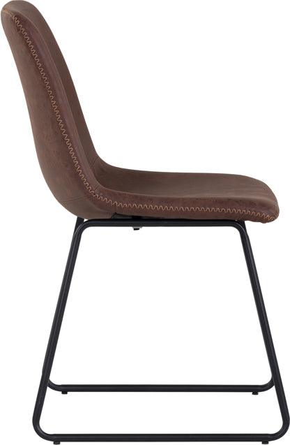 SUNPAN Dining Chairs - Cal Dining Chair - Antique Brown (Set of 2)