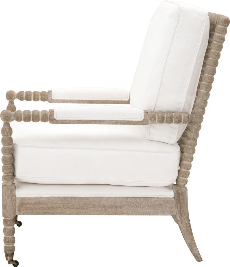 Essentials For Living Accent Chairs - Rouleau Club Chair Natural Gray Oak
