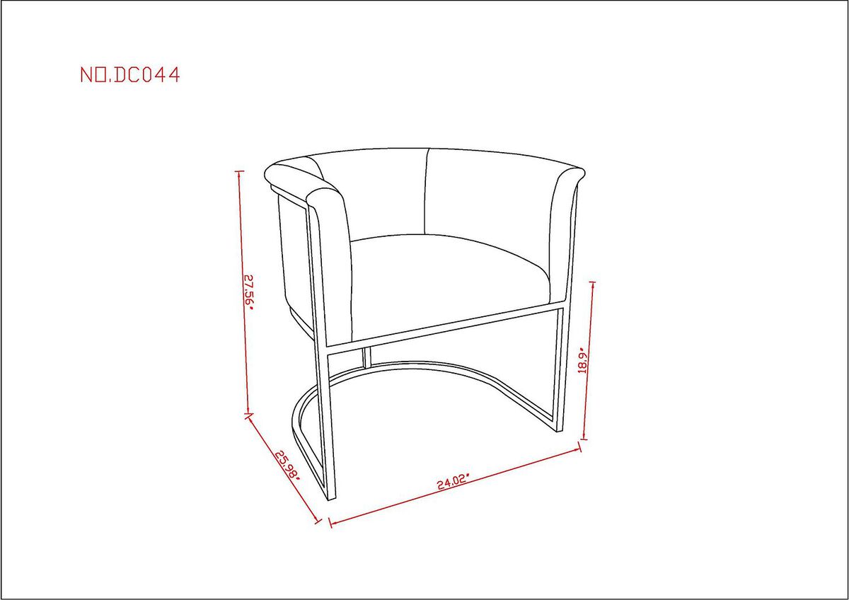 Manhattan Comfort Dining Chairs - Bali Tan and Black Faux Leather Dining Chair