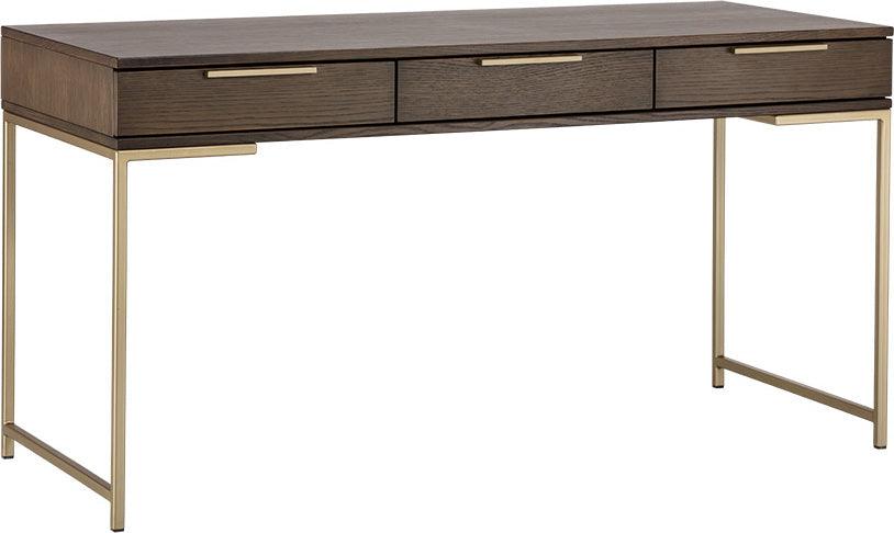SUNPAN Desks - Rebel Desk - Gold - Raw Umber