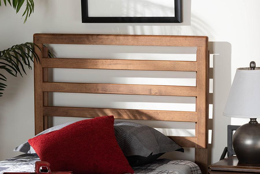 Wholesale Interiors Headboards - Akemi Twin Headboard Ash Walnut