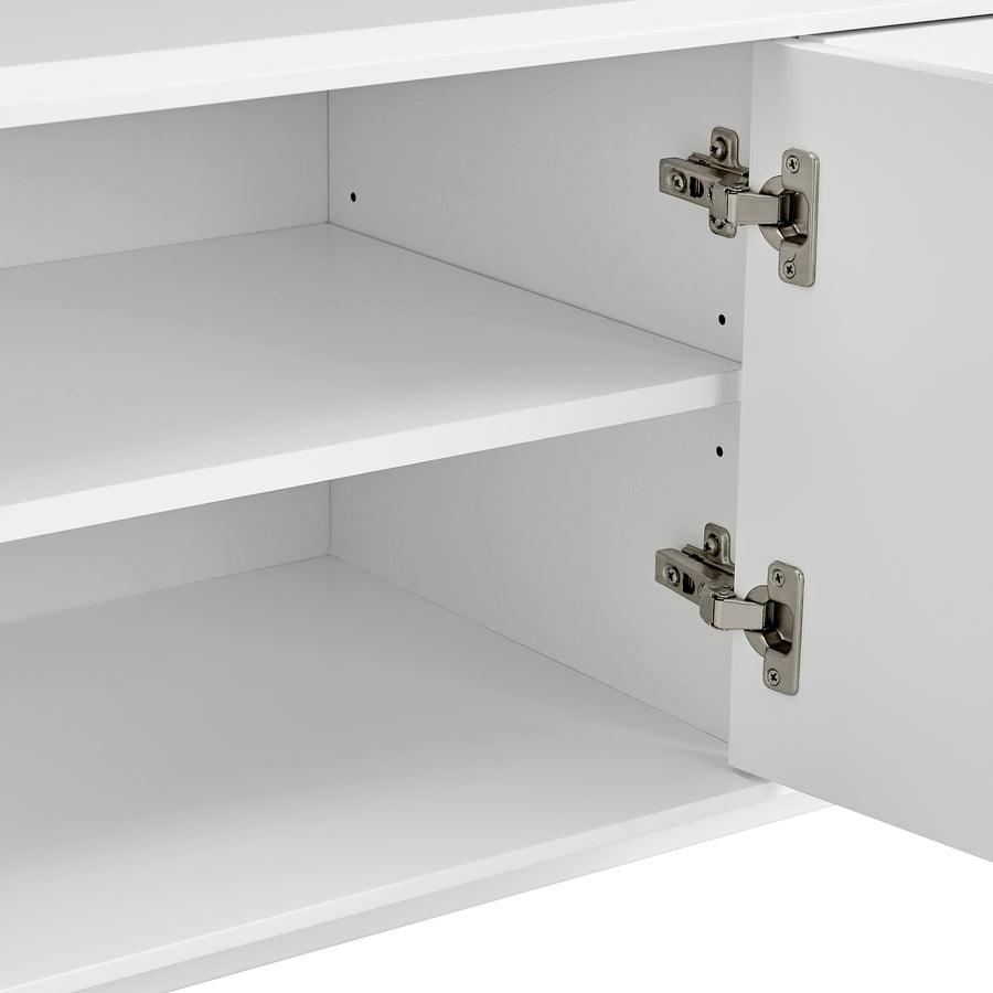 Euro Style TV & Media Units - Norna 79" Media Stand White