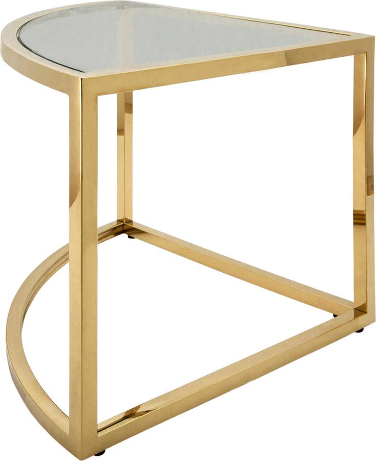 Sagebrook Home Side & End Tables - Metal Pull Out Coffee Table, Gold