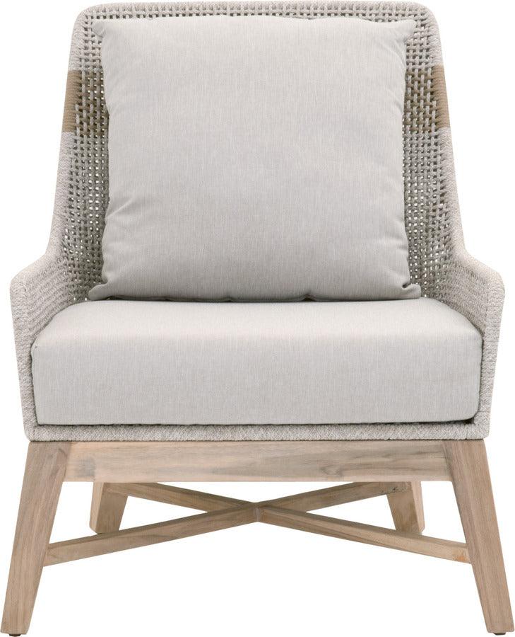 Essentials For Living Outdoor Chairs - Tapestry Outdoor Club Chair Gray Teak