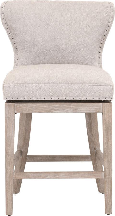 Essentials For Living Barstools - Milton Swivel Counter Stool Natural Gray Ash