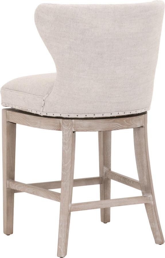 Essentials For Living Barstools - Milton Swivel Counter Stool Natural Gray Ash