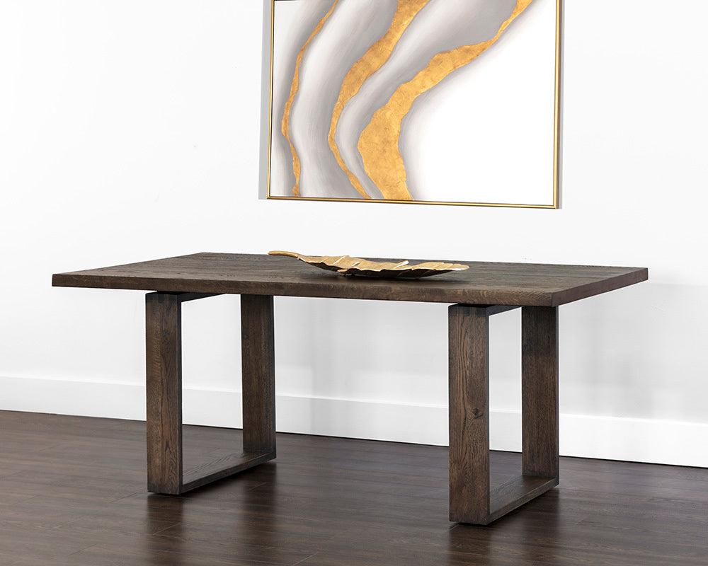 SUNPAN Dining Tables - Thanus Dining Table - Brown Oak - 72" Brown