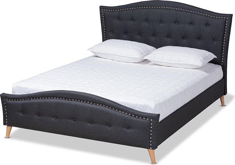 Wholesale Interiors Beds - Felisa King Bed Charcoal