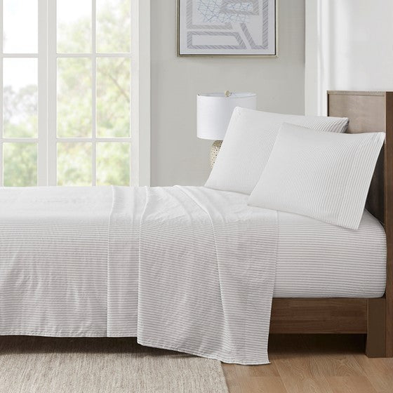 Sheet Set Grey Stripe