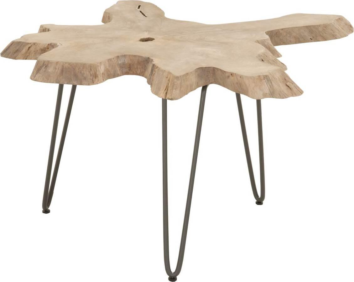 Essentials For Living Coffee Tables - Drift Nesting Coffee Table Gray Teak & Anthracite