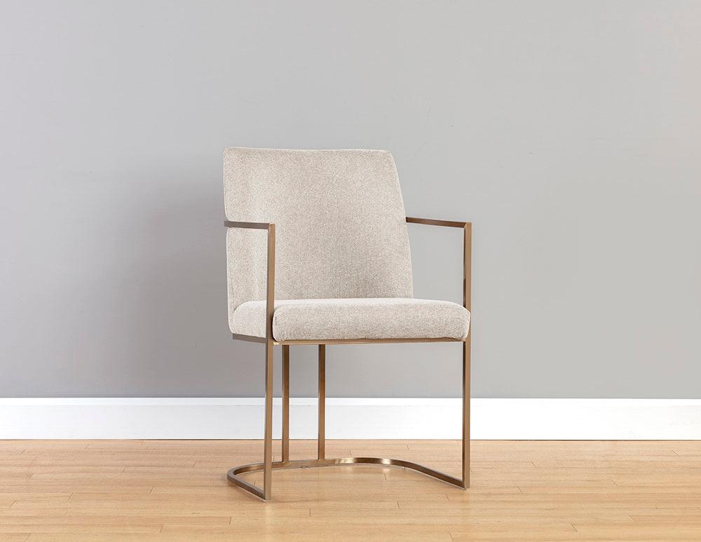 SUNPAN Dining Chairs - Rayla Dining Armchair - Belfast Oatmeal