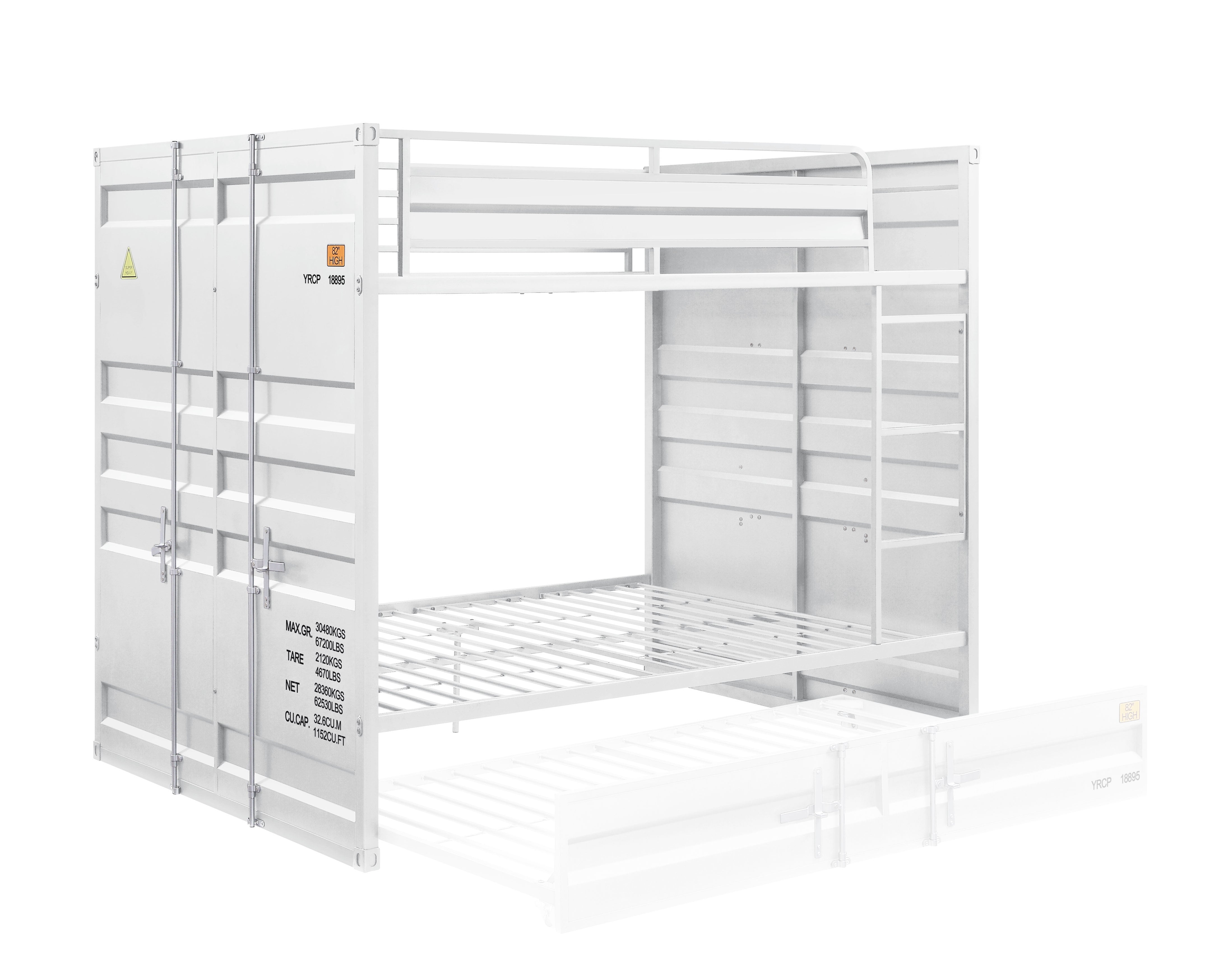 ACME Furniture Beds - Bunk Bed (Full/Full), White