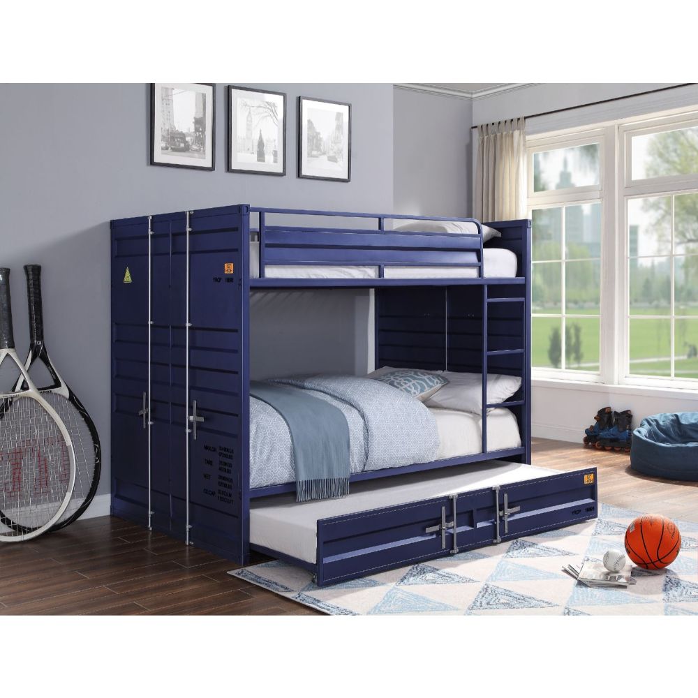 ACME Furniture Beds - Bunk Bed (Full/Full), Blue