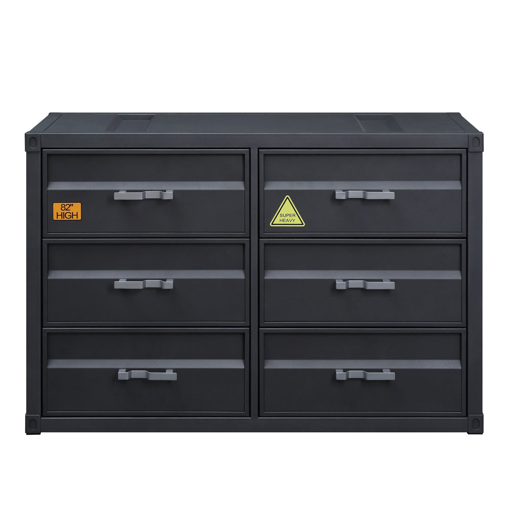 ACME Furniture Dressers - ACME Cargo Dresser, Gunmetal Finish