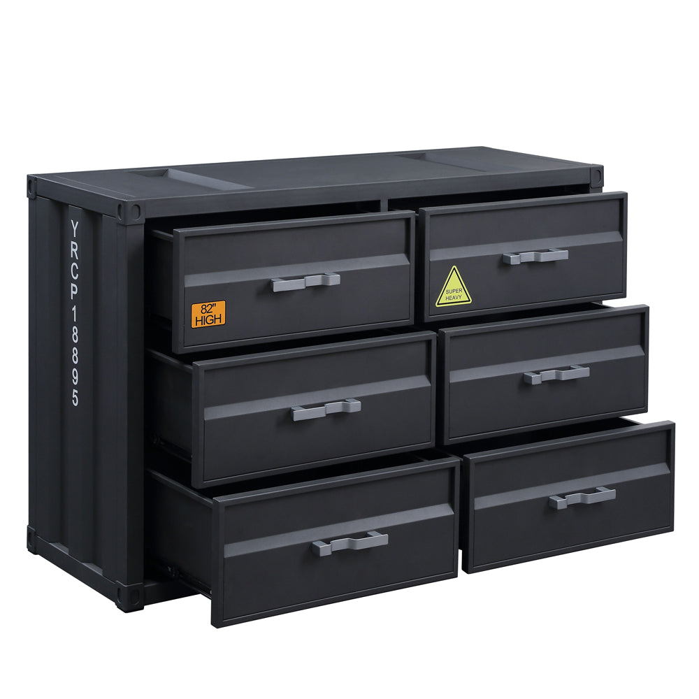 ACME Furniture Dressers - ACME Cargo Dresser, Gunmetal Finish