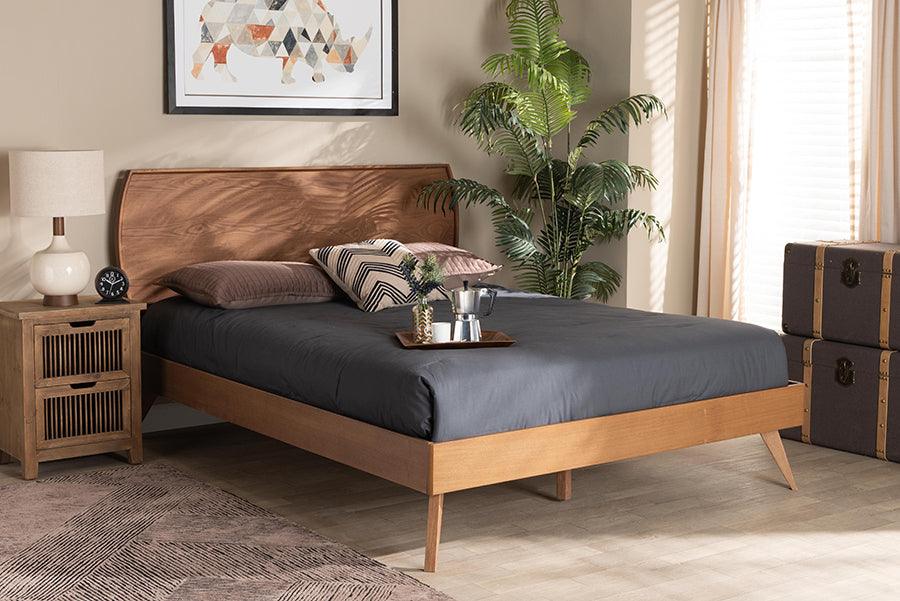 Wholesale Interiors Beds - Aimi Full Bed Walnut Brown