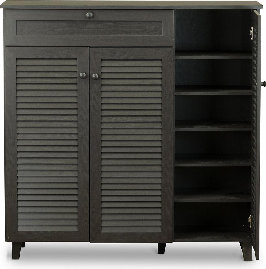 Wholesale Interiors Shoe Storage - Pocillo Wood Shoe Storage Cabinet