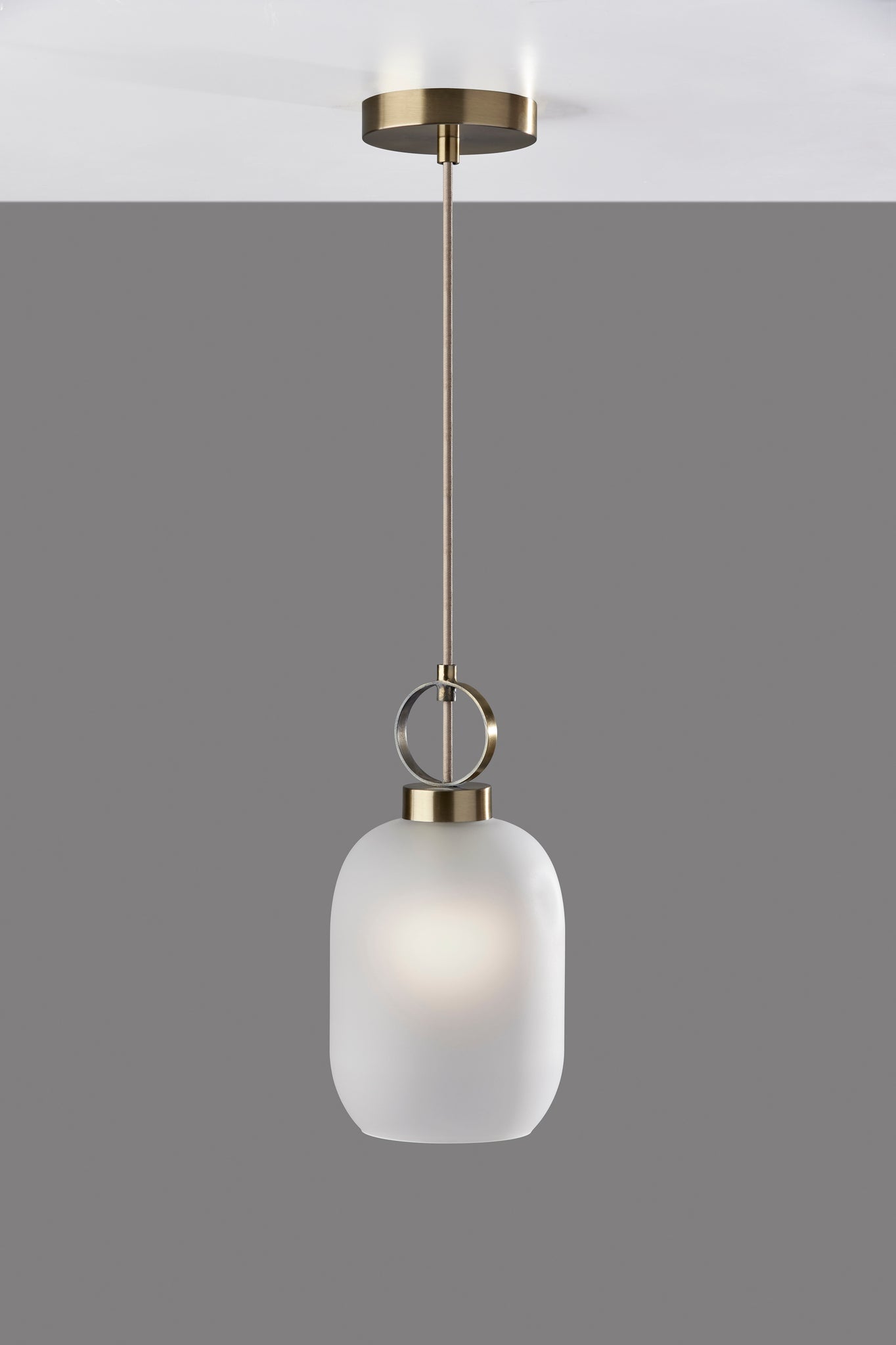 Adesso Ceiling Lamps - Lancaster Pendant Antique Brass