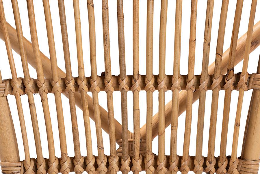 Wholesale Interiors Dining Chairs - Tugera Modern Bohemian Natural Brown Rattan Dining Chair