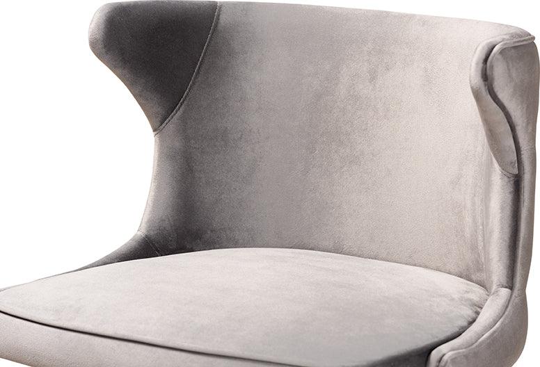 Wholesale Interiors Barstools - Sagira Bar Stool Gray & Walnut Brown