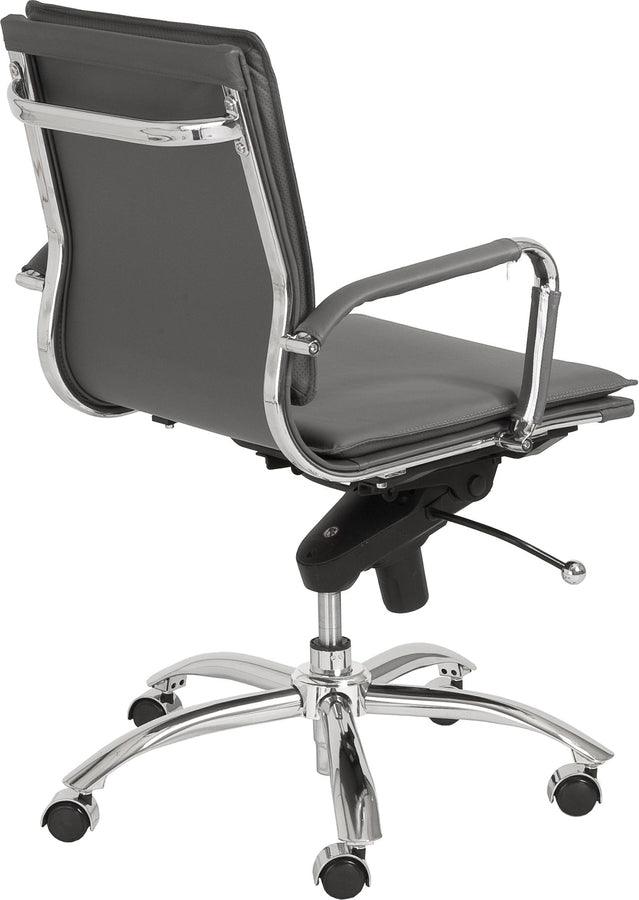Euro Style Task Chairs - Gunar Pro Low Back Office Chair Gray