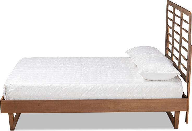 Wholesale Interiors Beds - Lucie Full Bed Walnut Brown