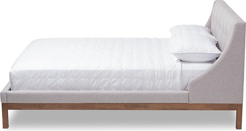 Wholesale Interiors Beds - Louvain Full Bed Grayish Beige