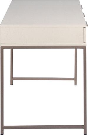 SUNPAN Desks - Rebel Desk - Champagne Gold - Cream