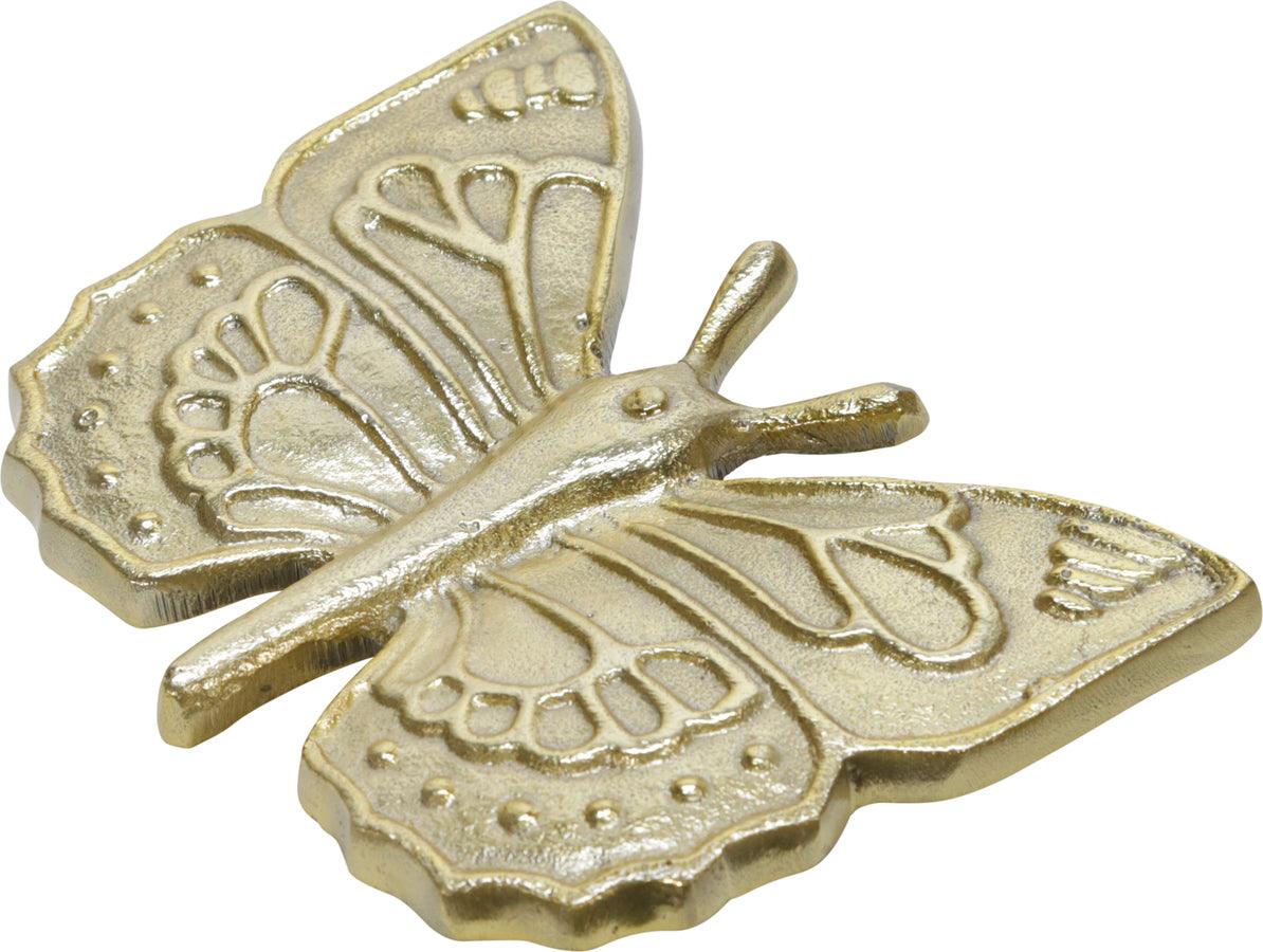 Sagebrook Home Decorative Objects - Metal 7" Butterfly Table Deco Gold