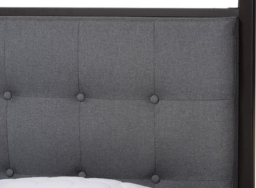 Wholesale Interiors Beds - Eleanor Queen Bed Black