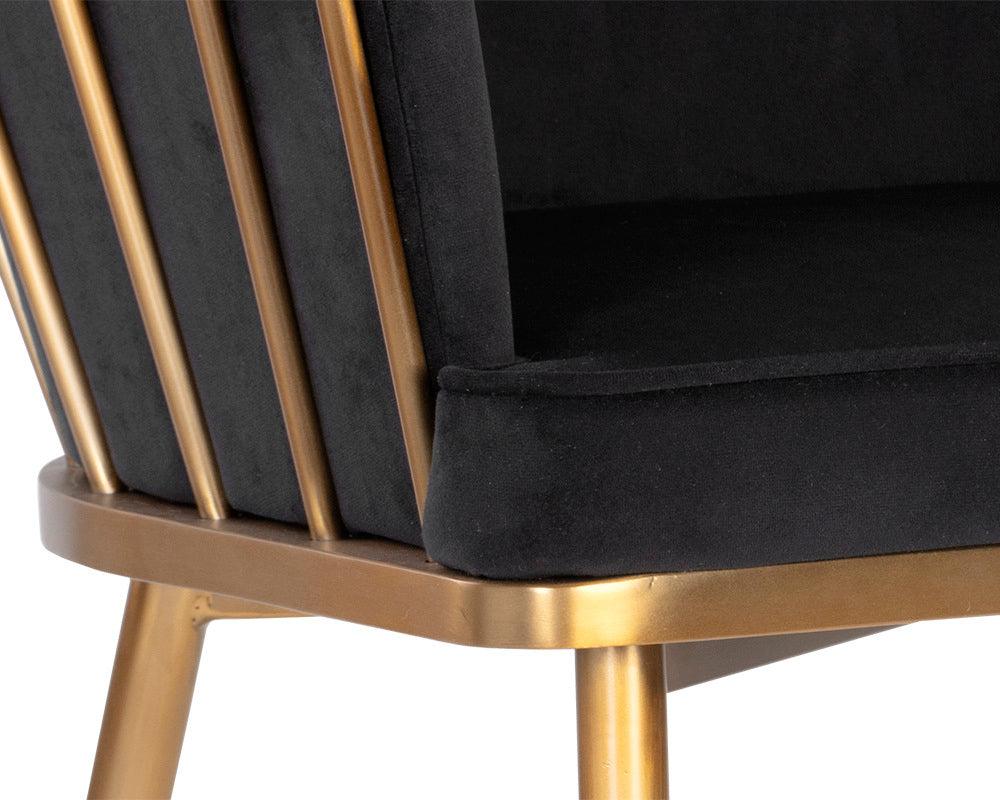 SUNPAN Dining Chairs - Caily Dining Armchair - Abbington Black