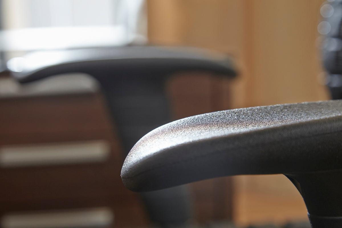 Euro Style Task Chairs - Baba Flat High Back Office Chair Black & Graphite