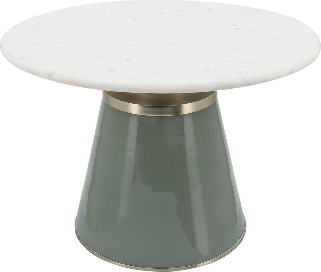 Sagebrook Home Side & End Tables - Marble Top, 17"h Nebular Coffee Table, Gray