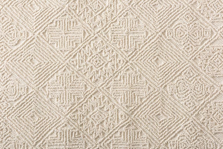 Wholesale Interiors Indoor Rugs - Meltem Modern and Contemporary Ivory Handwoven Wool Area Rug