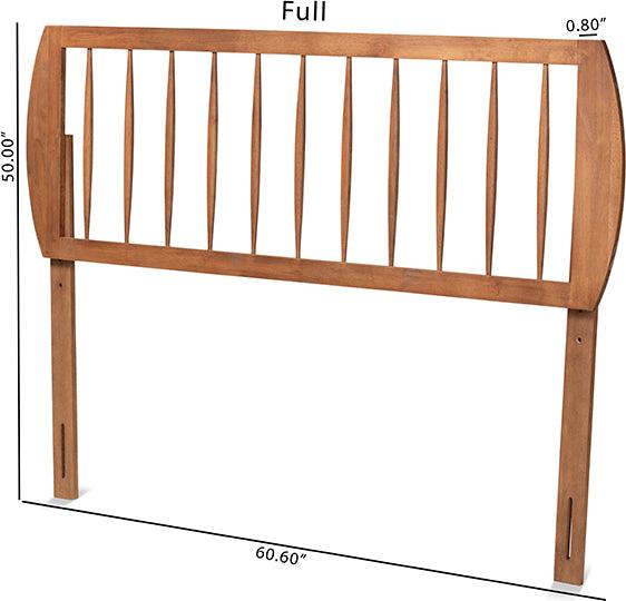 Wholesale Interiors Headboards - Norman Full Headboard Ash Walnut