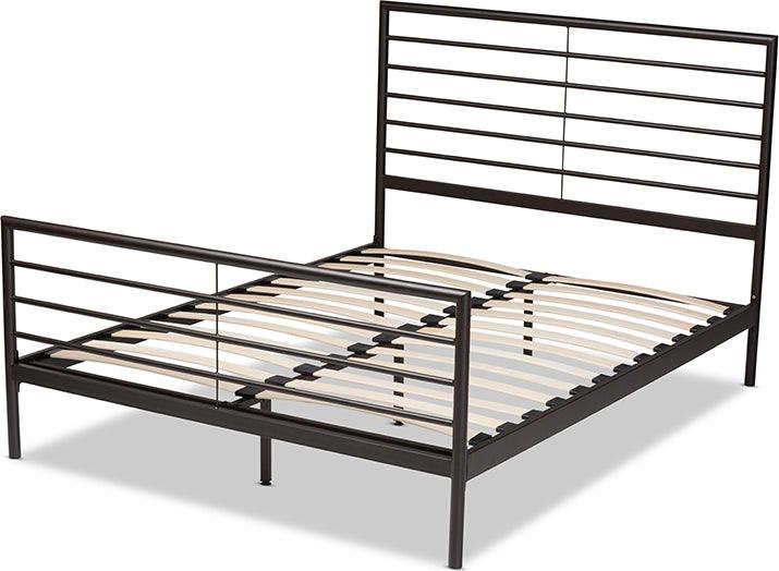 Wholesale Interiors Beds - Alva Full Size Platform Bed Black