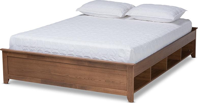 Wholesale Interiors Beds - Anders King Storage Bed Ash walnut