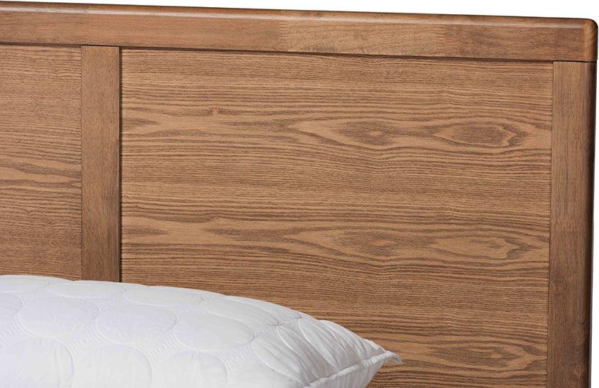 Wholesale Interiors Beds - Aras King Storage Bed Ash Walnut