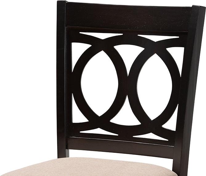 Wholesale Interiors Barstools - Carson Espresso Brown Finished Wood 2-Piece Bar Stool Set
