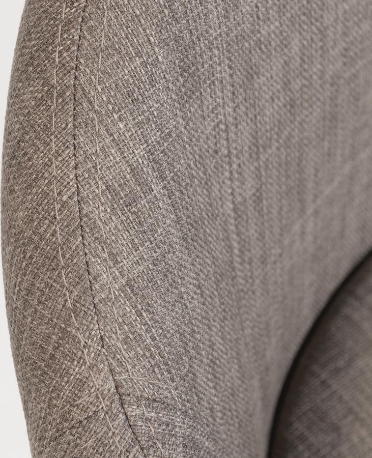 Euro Style Barstools - Baruch Counter Stool in Dark Gray with Walnut Legs