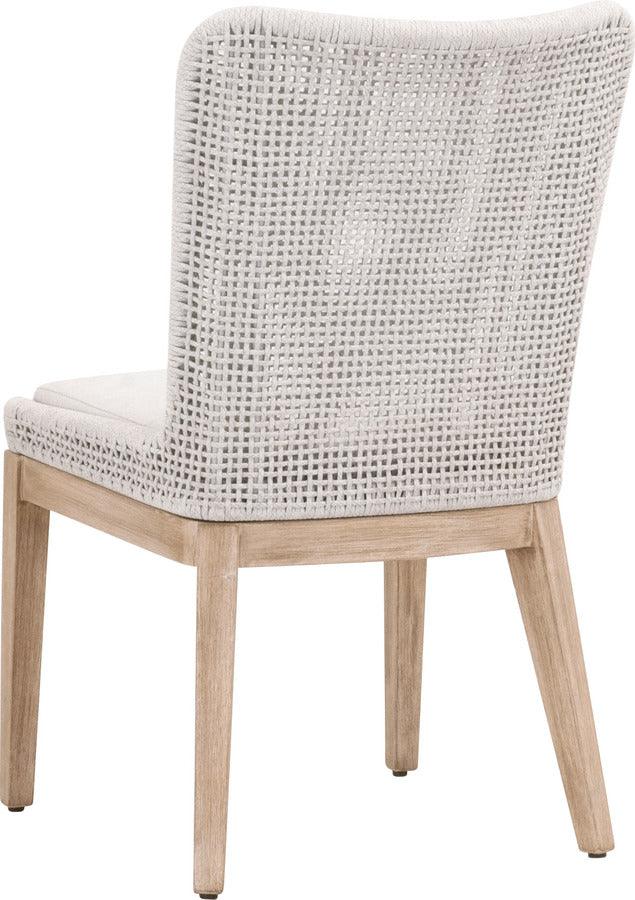 Essentials For Living Dining Chairs - Mesh Dining Chair, Set Of 2 Natural Gray Mahogany