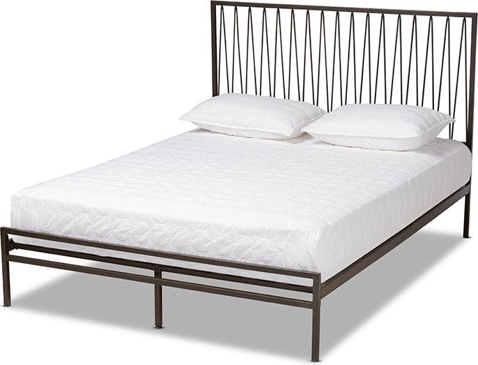 Wholesale Interiors Beds - Jeanette Queen Bed Black