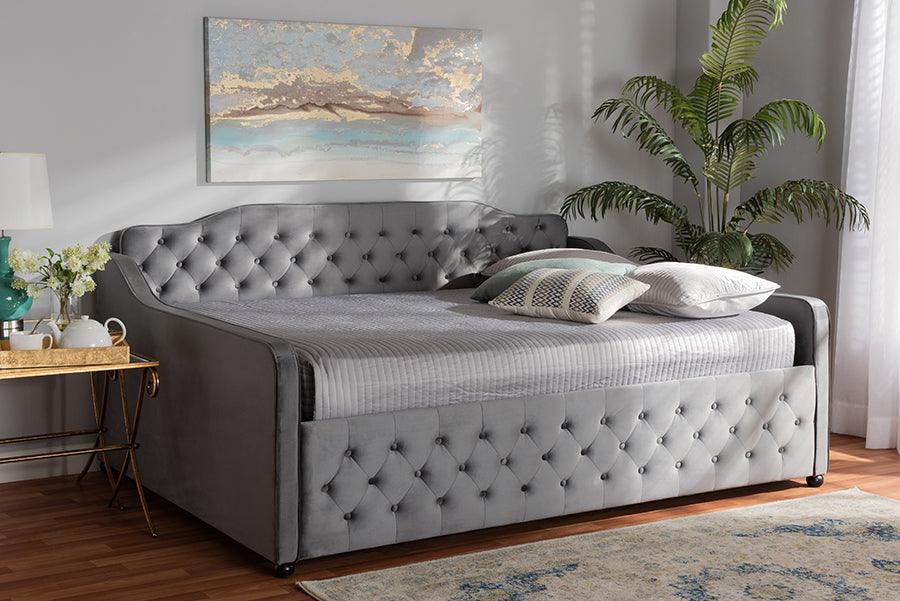 Wholesale Interiors Daybeds - Freda 88.3" Daybed Gray