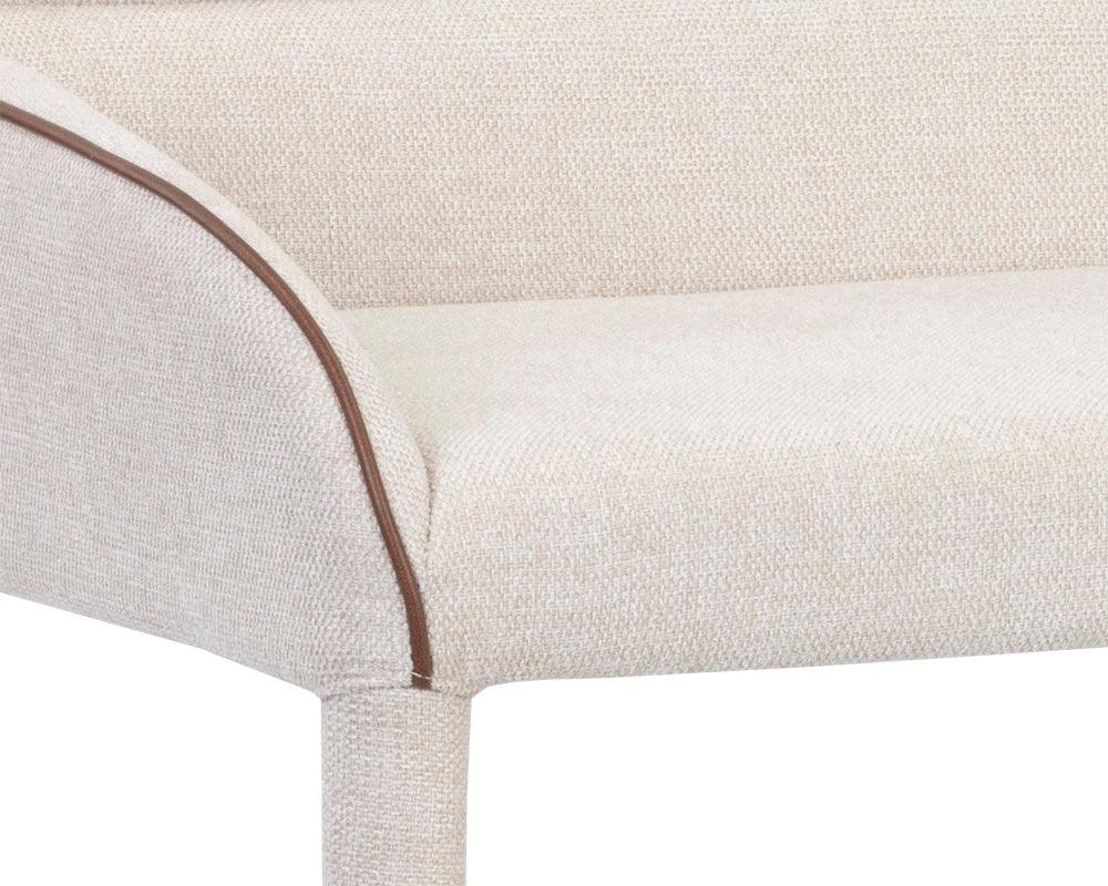 SUNPAN Benches - Cortland Banquette - Belfast Oatmeal