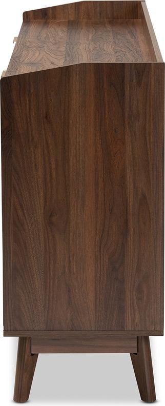 Wholesale Interiors Dressers - Lena 6-Drawer Dresser Walnut & Brown