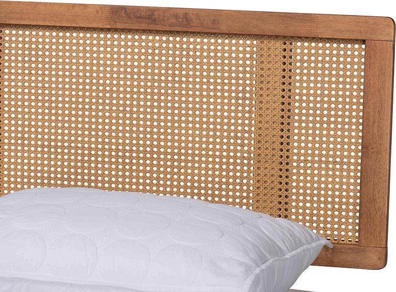 Wholesale Interiors Beds - Nura Full Bed Walnut Brown