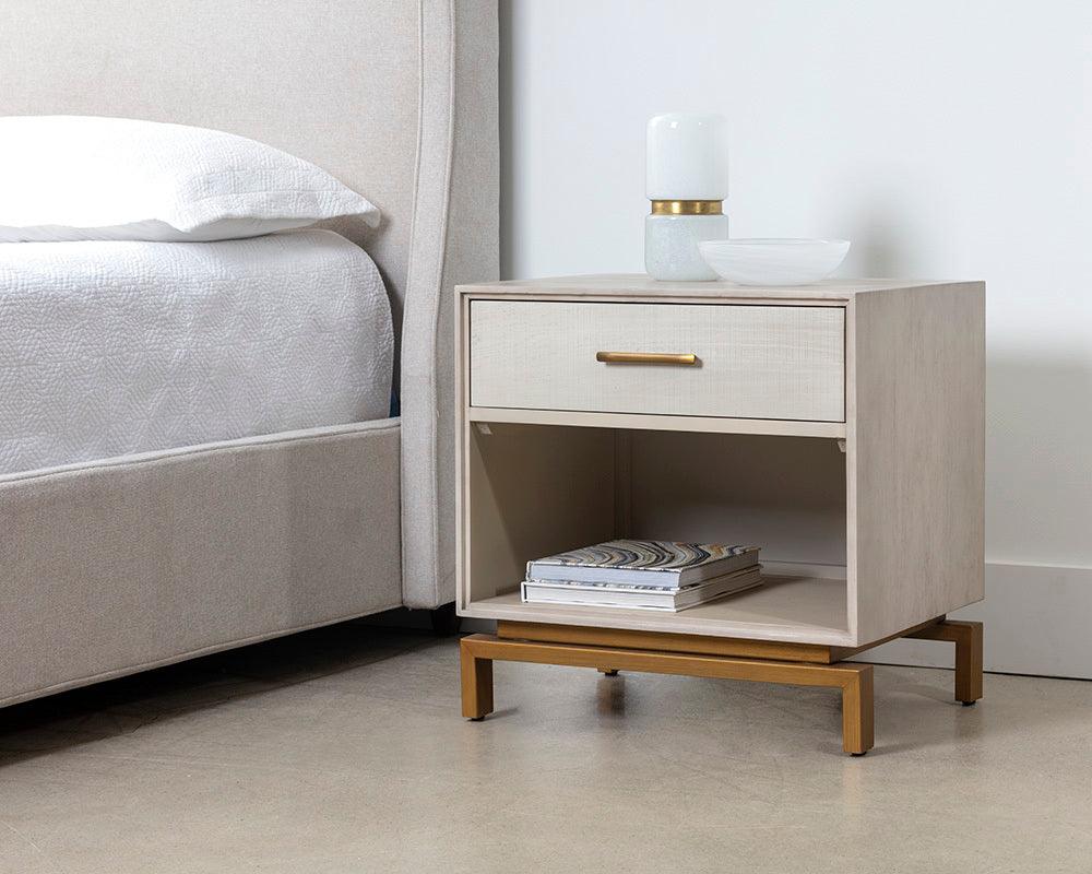SUNPAN Nightstands & Side Tables - Valencia Nightstand Taupe