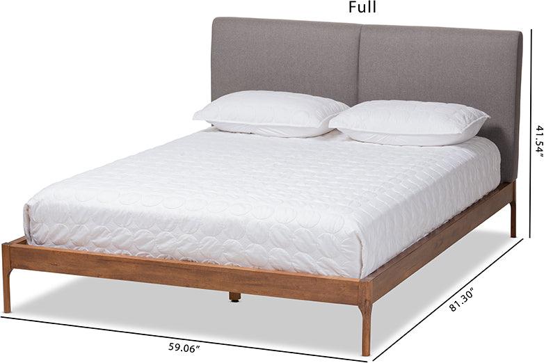 Wholesale Interiors Beds - Aveneil King Bed Gray & Walnut Brown