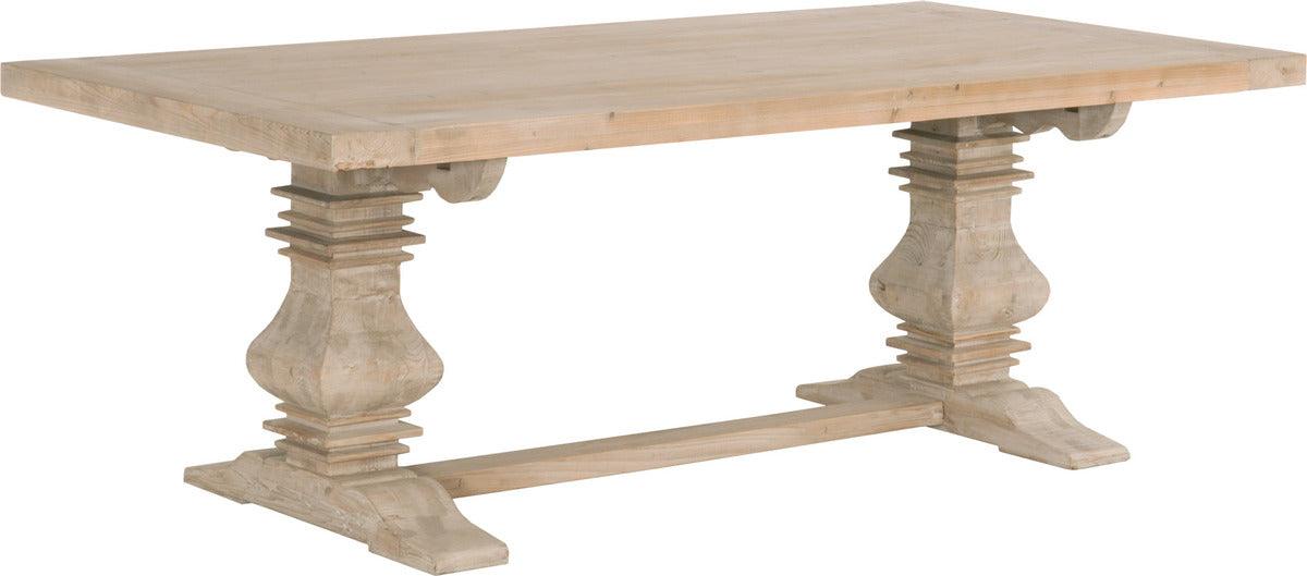 Essentials For Living Dining Tables - Monastery Extension Dining Table Smoke Gray Pine